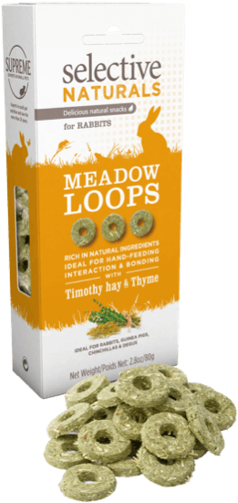Supreme Selective Naturals Woodland Loops Guinea Pig Treat 80g - 80G